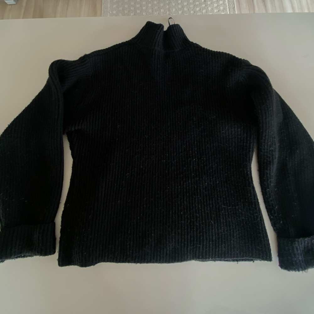 mockneck oversized sweater